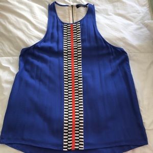 Embroidered Racer Back  Top